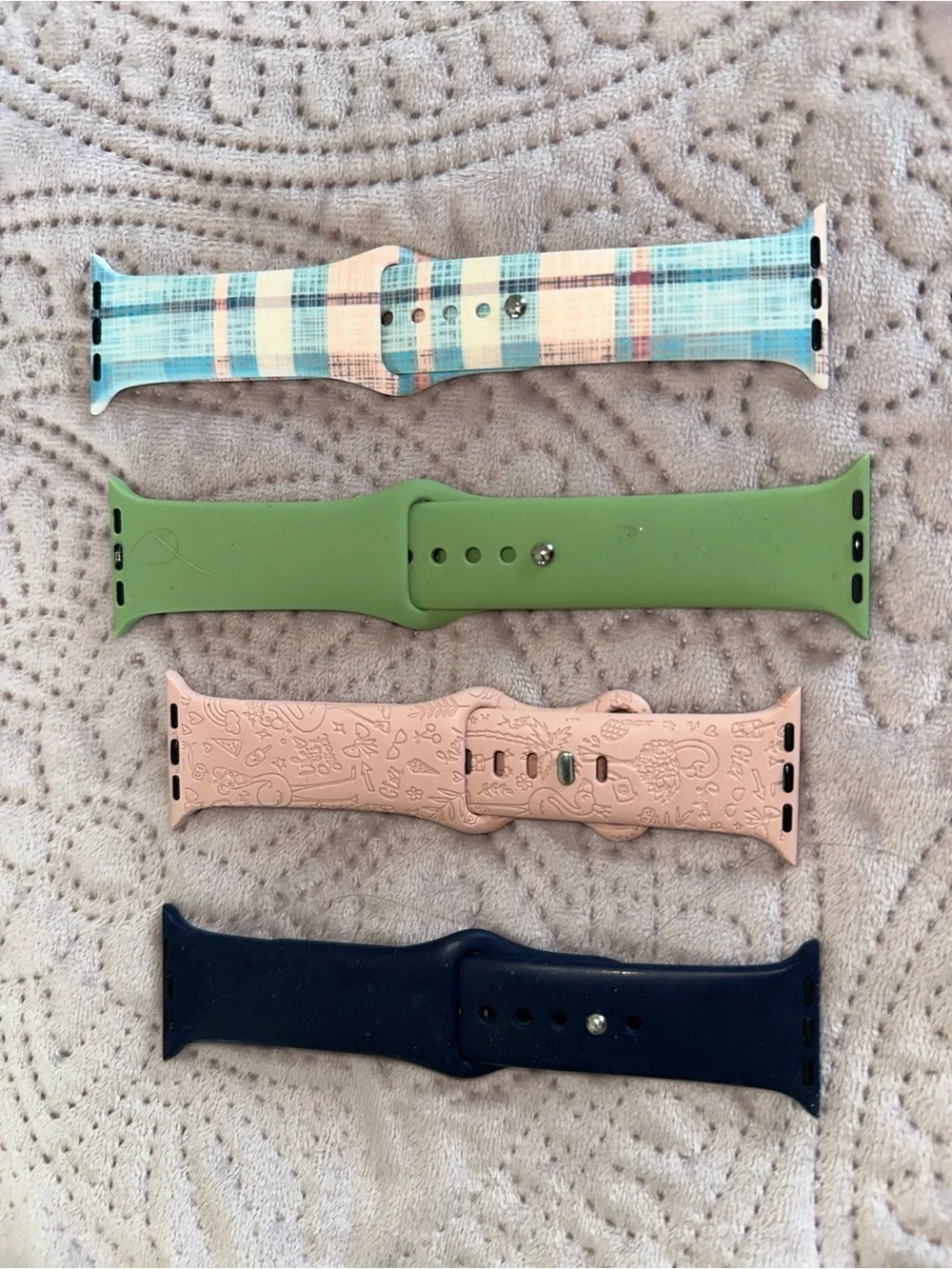 25 Apple Silicone Watch Bands , size 38/40